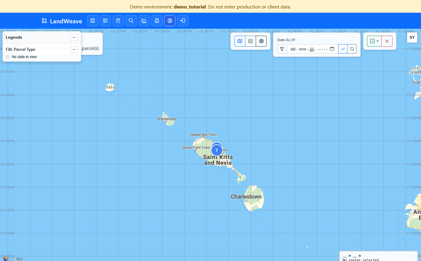 Viewer parcel map